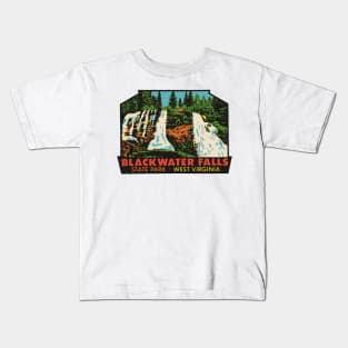 Blackwater Falls Kids T-Shirt